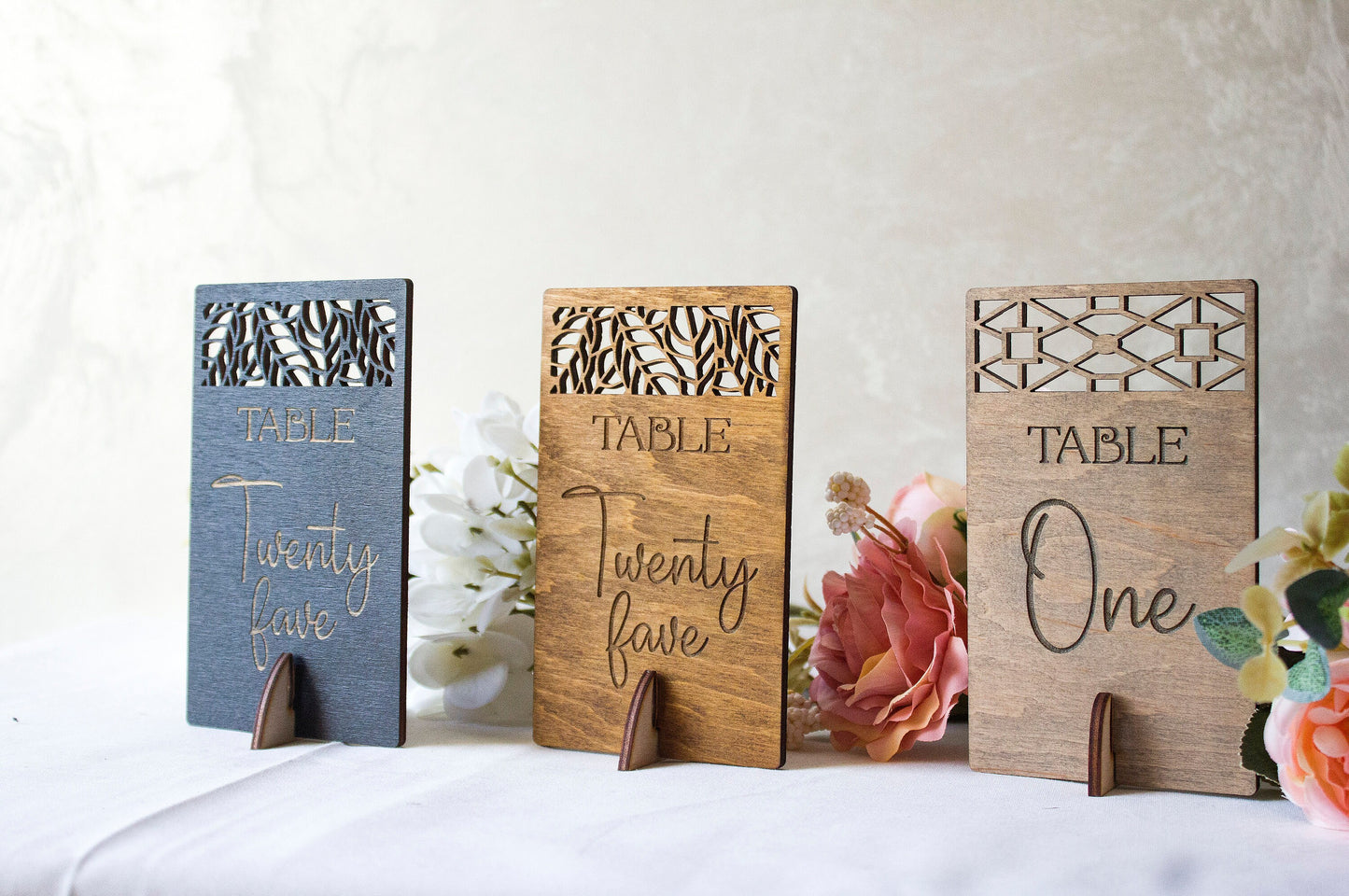 Wedding Table Numbers, Wood Custom Table Numbers, Decor for Table, Gold Wedding Table Decor