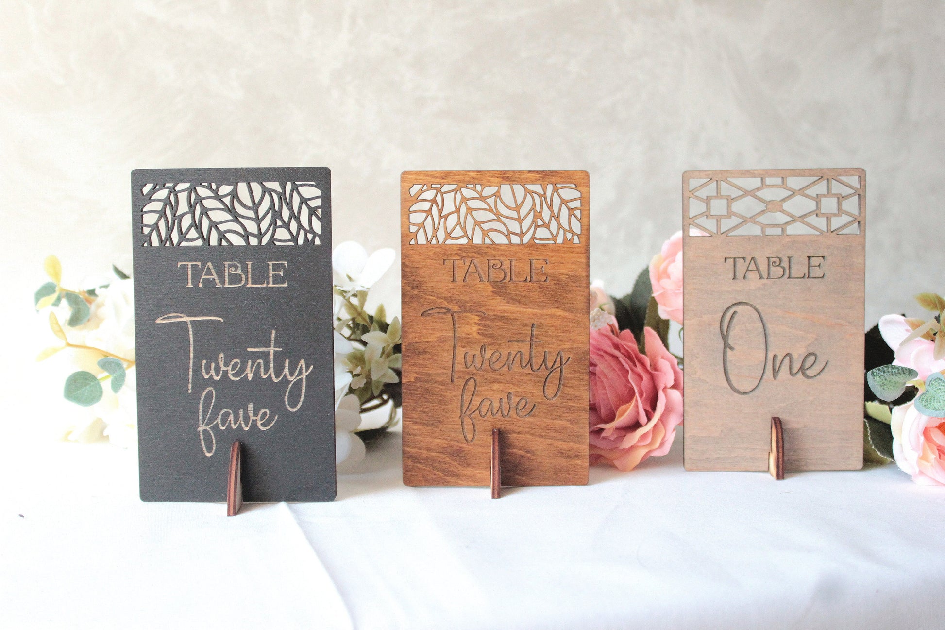 Black Table Number, Wedding Table Numbers, Wooden Table Number, Wedding Table Decor