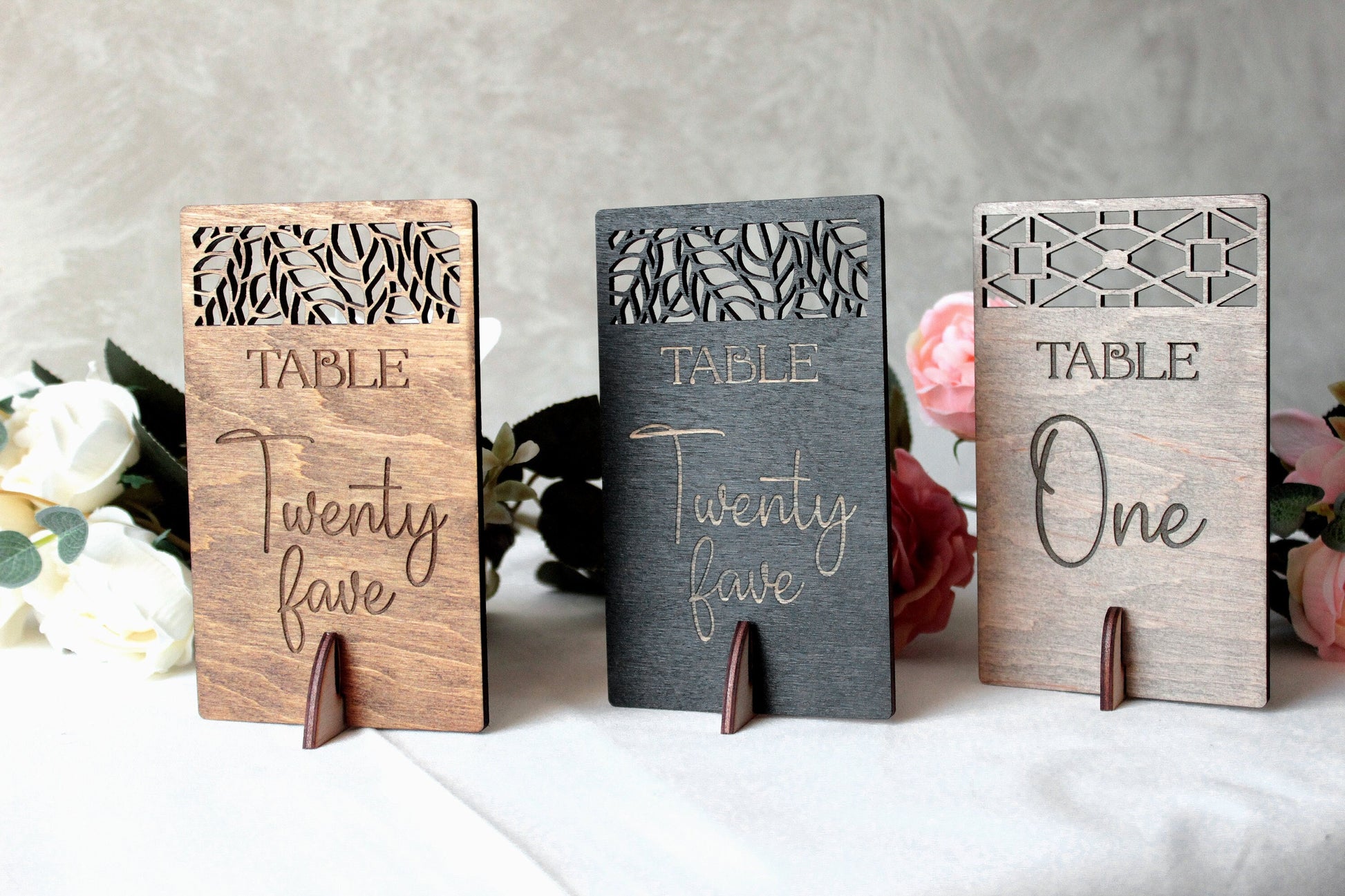 Black Table Number, Wedding Table Numbers, Wooden Table Number, Wedding Table Decor