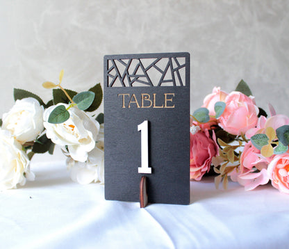 Wooden Wedding Table Number, Handmade Party Decor