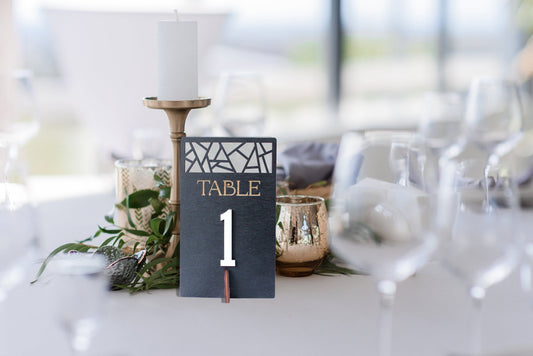 Wooden Wedding Table Number, Handmade Party Decor